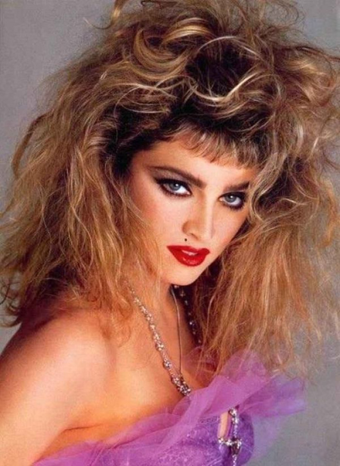 2. Big Volume and Madonna knew how to give big hair