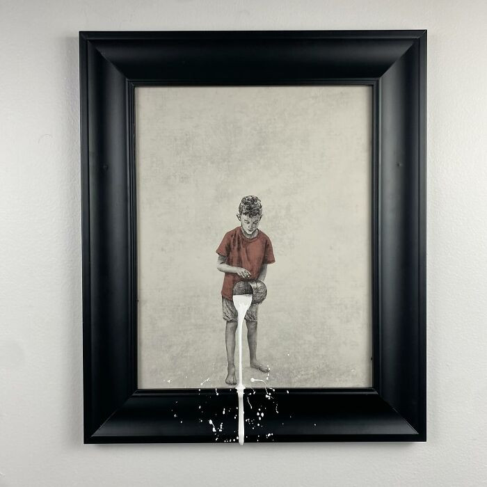 “Firelight” installation capturing dramatic glow, audience reaction and titled “Firework.”