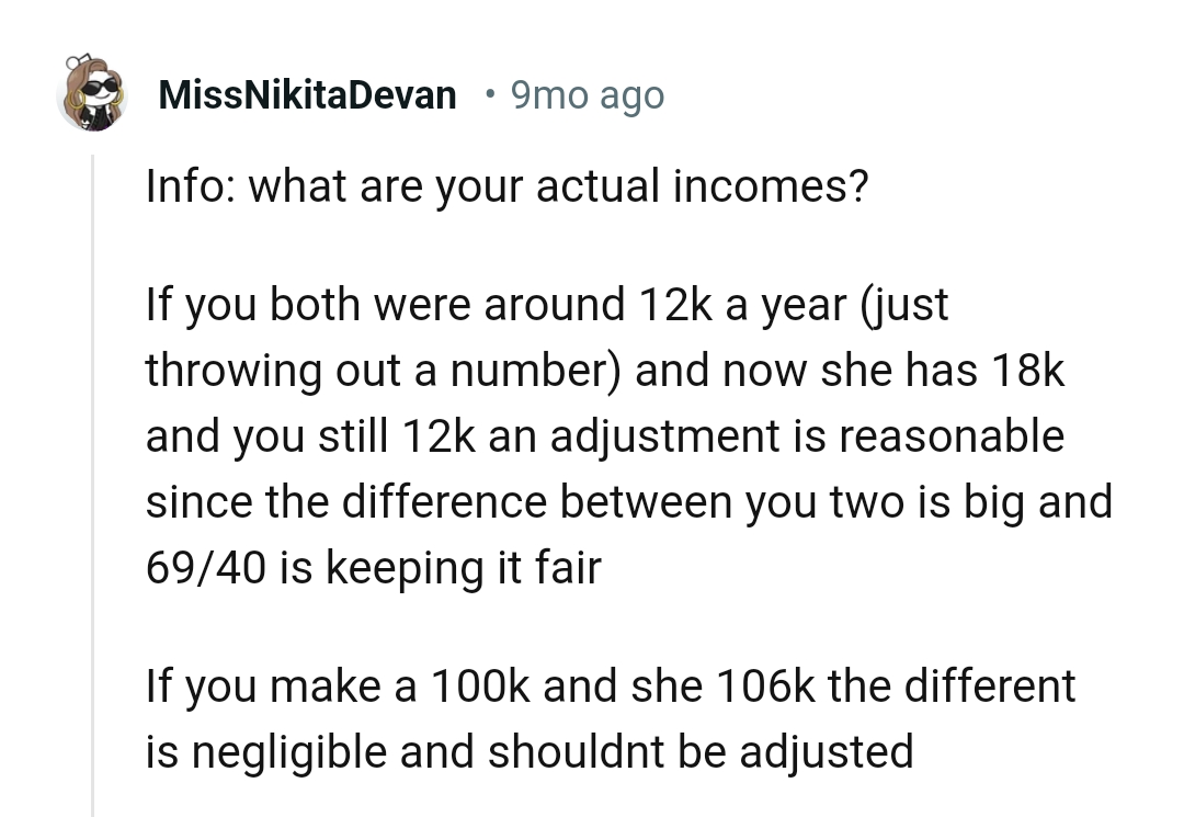 This Redditor believes the amount is negligible