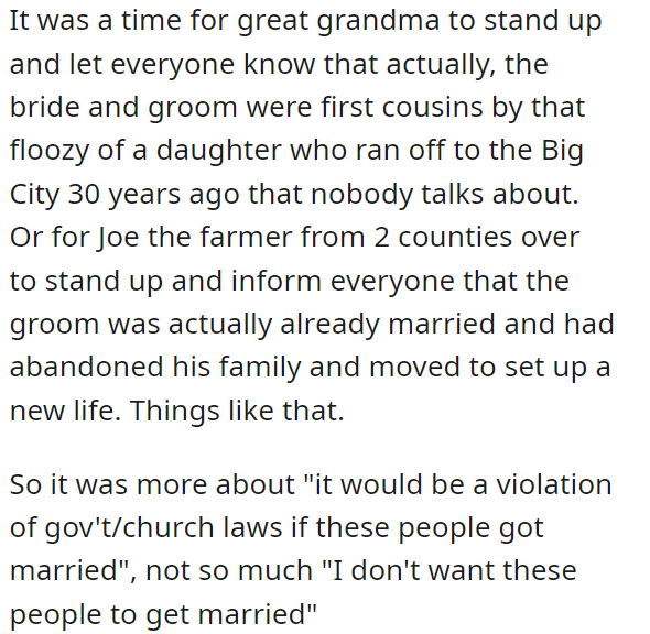 This is actually pretty interesting to know, but honestly, it does make sense that it probably wasn't for someone to object because of their feelings.