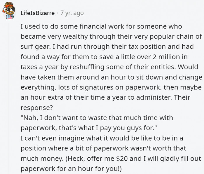 17. As they say, time is money