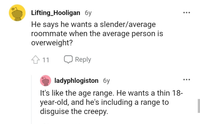He's Including a Range to Disguise the Creepy