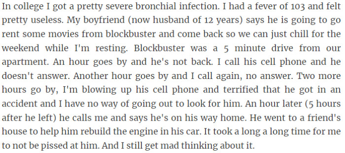 29. The incident still triggers anger and resentment in her, even years later