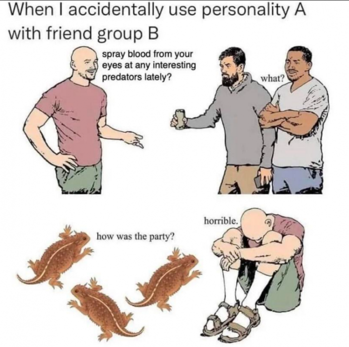 17. The reptiles would never judge you as the humans did.