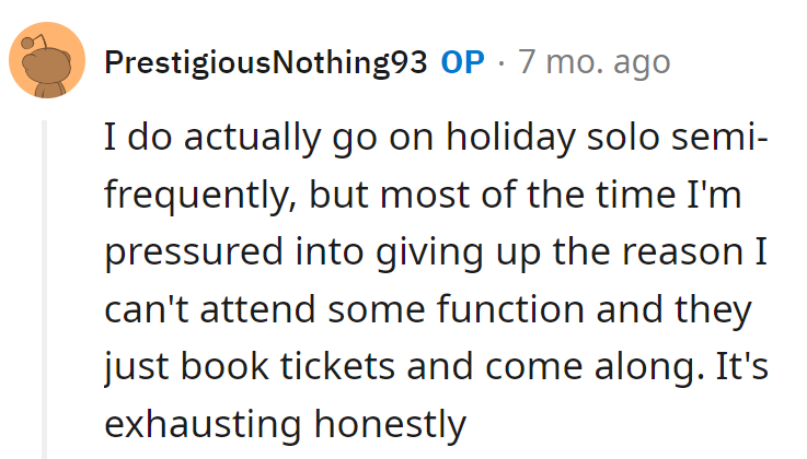 Their solo holidays become a family detective saga—like a stealth mission without the vacation vibes. It's exhausting!