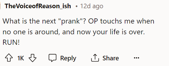 This kind of situation is exactly what OP's wife was NOT thinking about, though, because it could go very badly.