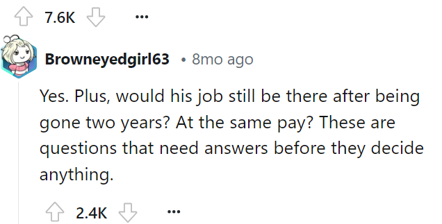 These questions definitely need answers, and we hope that they can discuss whatever they need to.