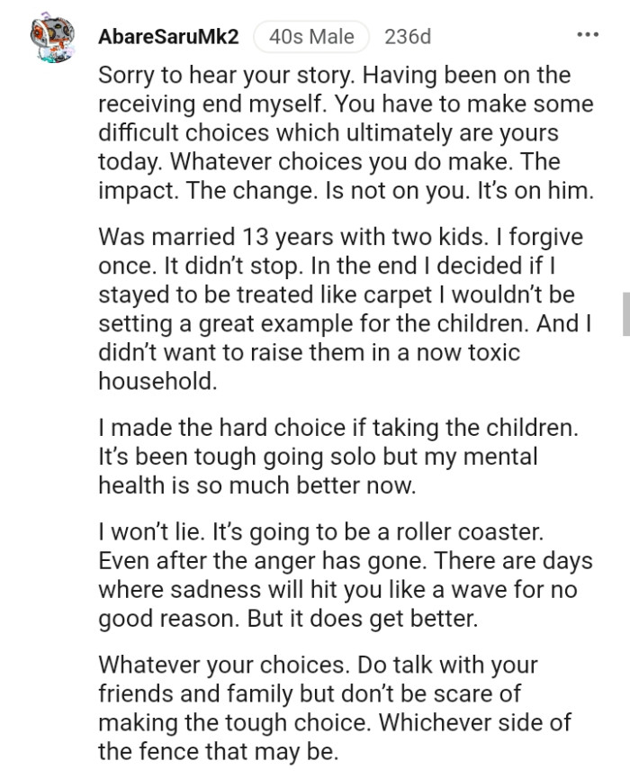 From a Redditor Who Has Been on the Receiving End