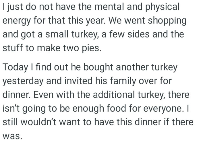 There isn’t going to be enough food for everyone