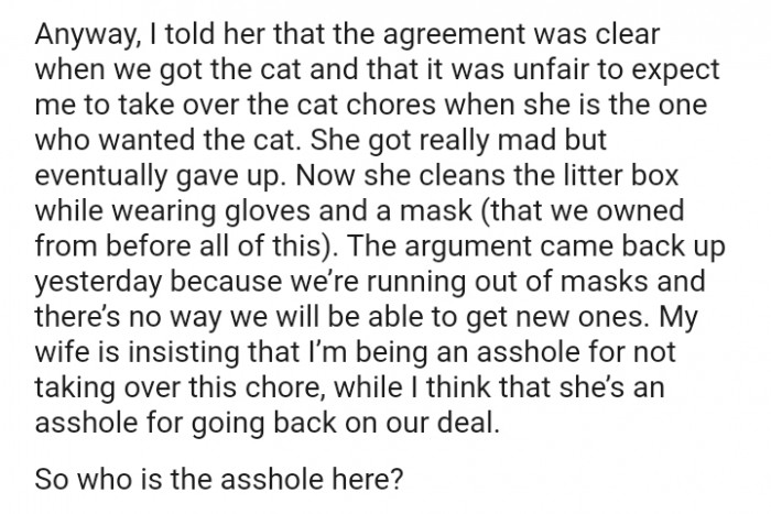 The argument came back up