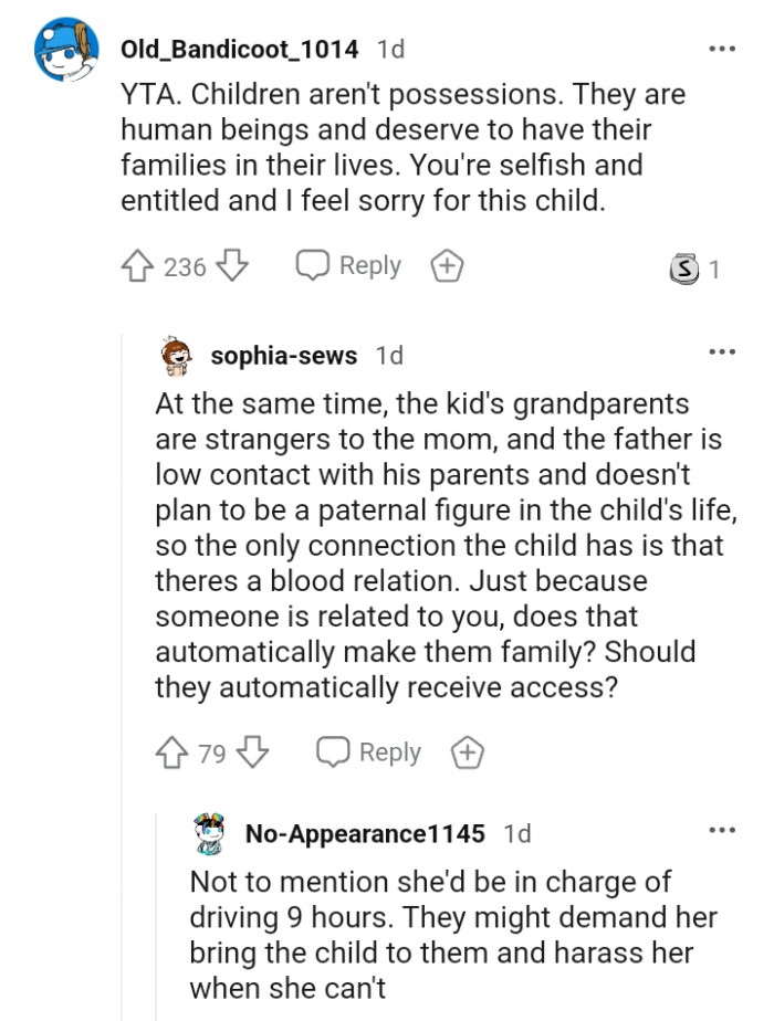 They deserve to have their families in their lives