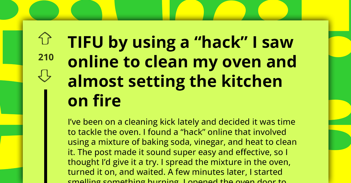 Redditor Reveals What Became Of Their Oven After Trying An Online Cleaning "Hack"
