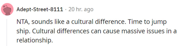 Navigating cultural differences may lead to significant challenges in a relationship.