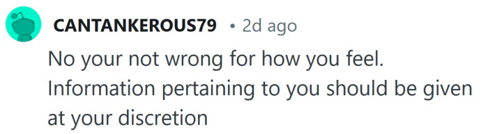 Your feelings are not wrong.