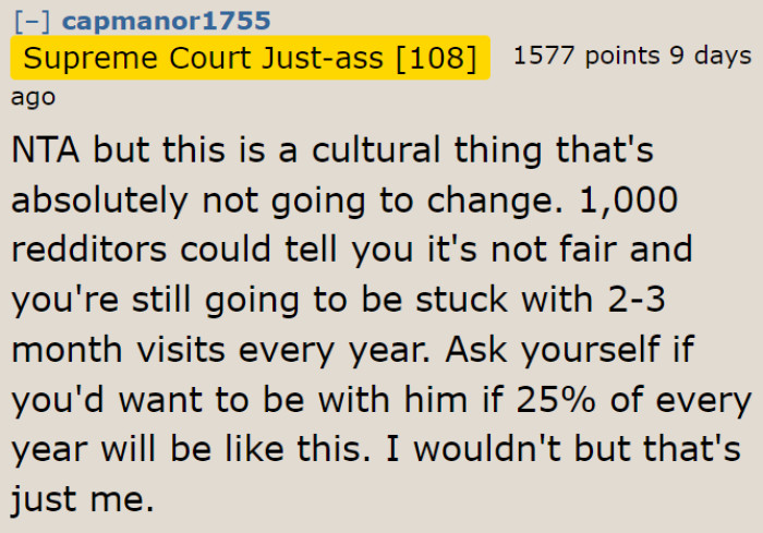 The OP can't change what's ingrained in her boyfriend.