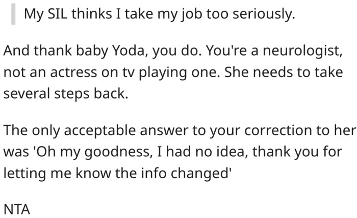 He's a real-life neurologist, not a TV actor.