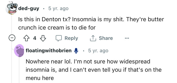 Insomnia, all day long, every day of the week!