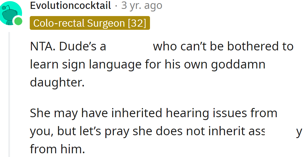 He Should Have Been a Supportive Husband and Father