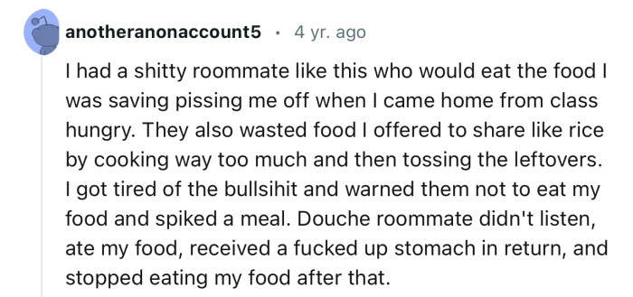 This Redditor took their warnings to the next level…way too personal