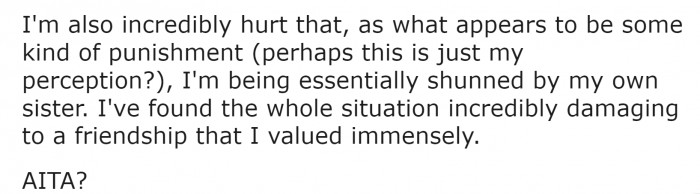 The whole situation is really bizarre, which led OP to turn to AITA for judgment