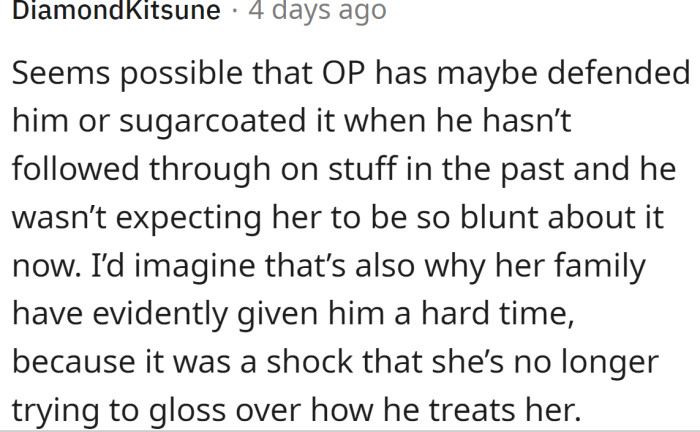 This Redditor has a point