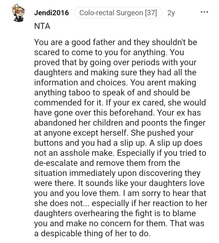 You aren't making anything taboo to speak of