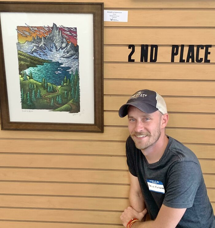"I Came In 2nd Place In My First-Ever National Art Show Submission! I'm Beyond Stoked"