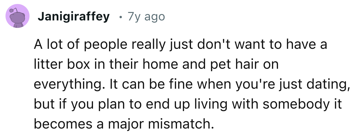 Some People Just Do Not Like Cats or Other Pets