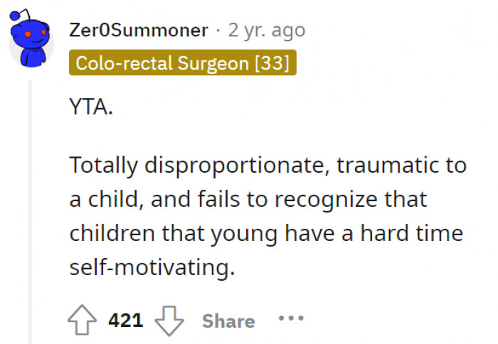 We agree. We hope this kid will handle it well.