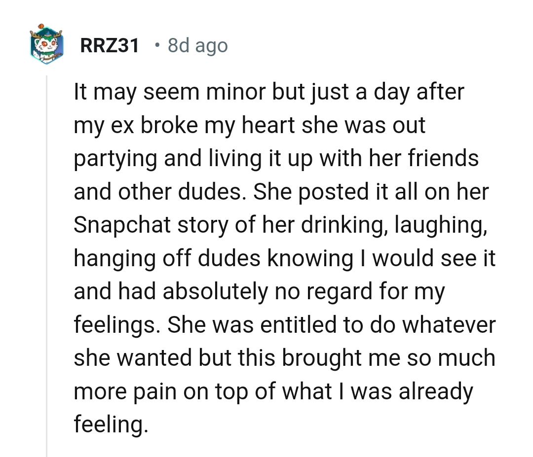 16. Feeling entitled to do whatever you want