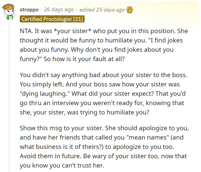 Your confusion should end now; you deserve peace of mind because of this, OP.