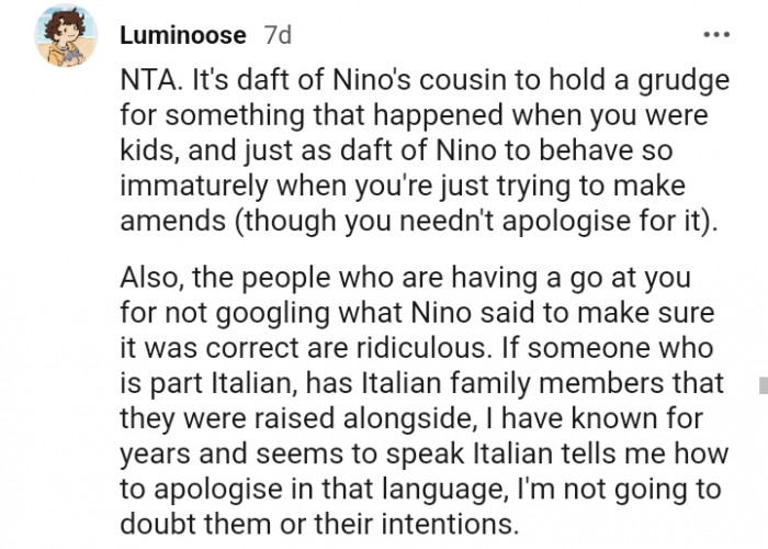 16. I'm not going to doubt them or their intentions