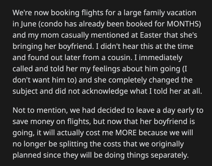 She doesn't know if she even wants to go now