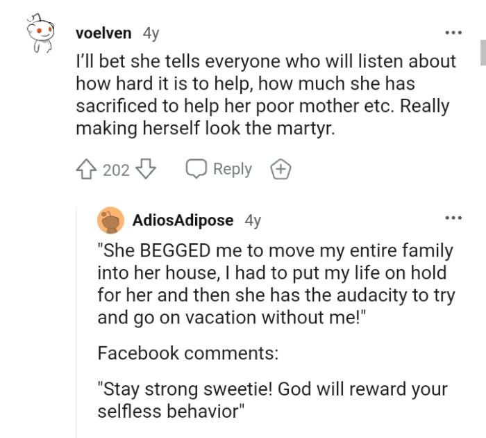 Really Making Myself Look Like a Martyr