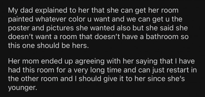 Despite several attempts, nothing seemed to convince the girl to change her mind.