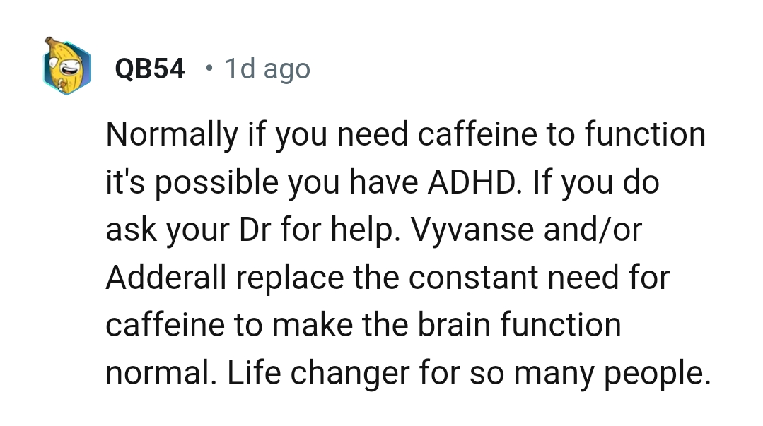 13. The OP might be having ADHD