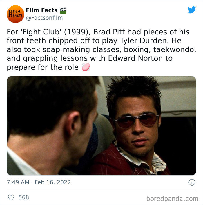 9. The movie Fight Club