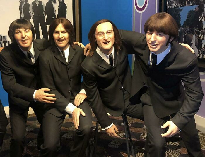 "The Beatles Display At The Mexico City Wax Museum"