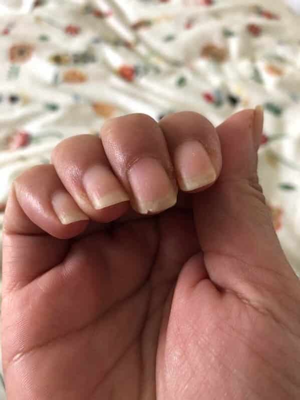 11. “When your nail does this for no apparent reason and then gets stuck EVERYWHERE.”