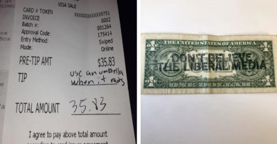 25 Bad Tips Left By People So Arrogant They Don't Deserve To Eat At Restaurants