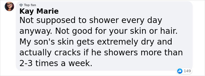 It Is True That It's Not Good to Shower Every Day.