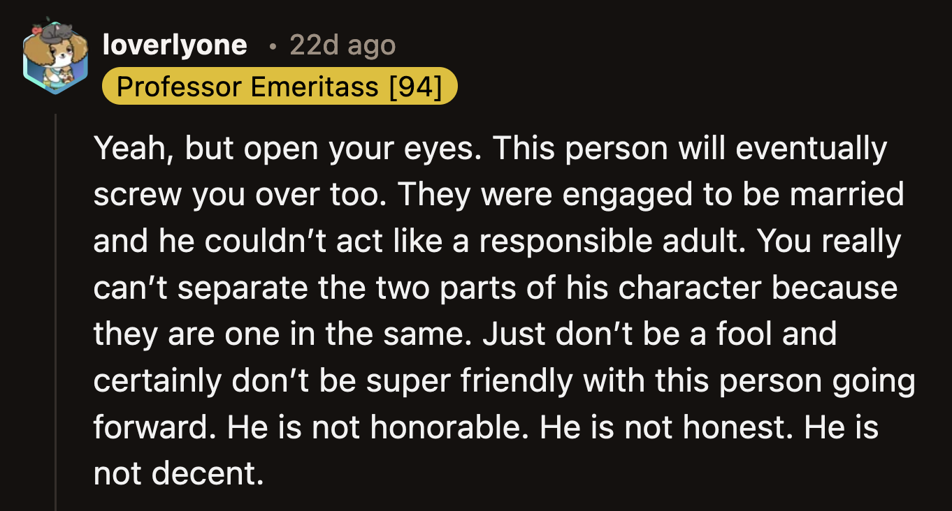 Redditors warned OP not to trust their boss too much after how he treated their sister.