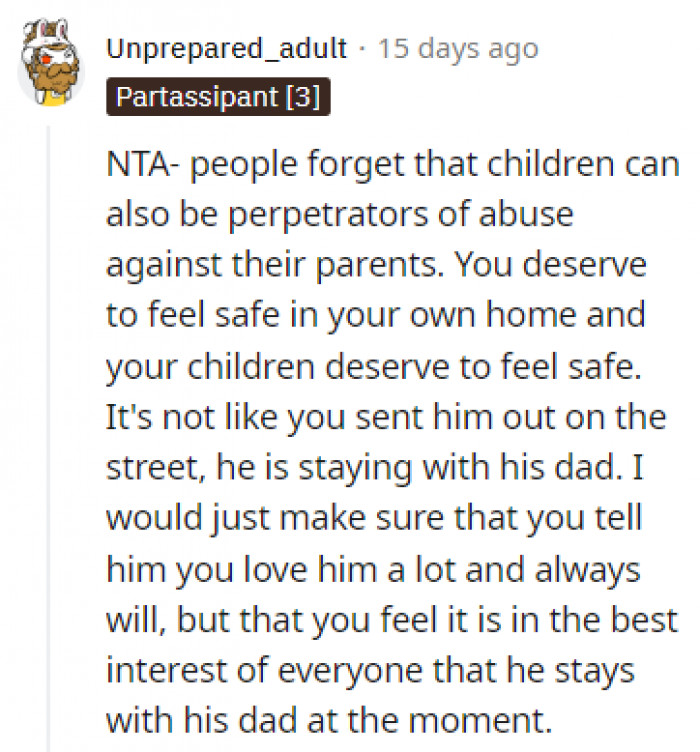 Children can be abusive