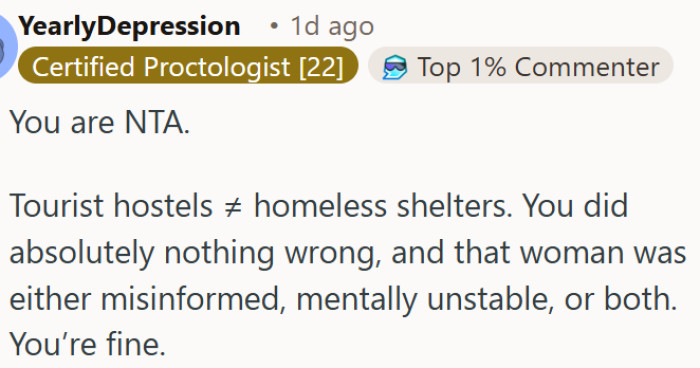 Hostels are for Travelers, Not Social Services