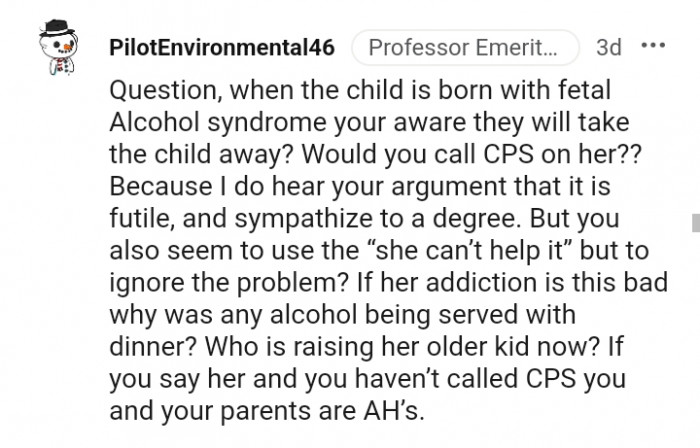 Who is raising her older child now?