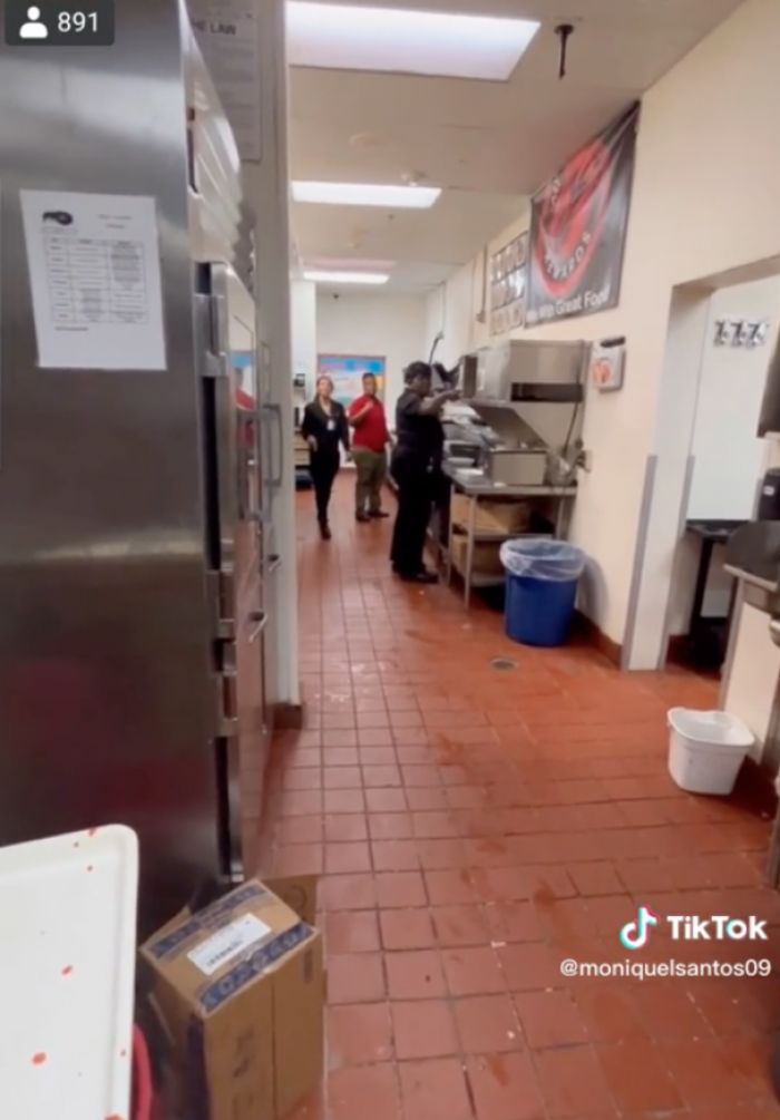 But the man was having none of it. He stormed out to the kitchen and told them to take the woman's order off his tab.