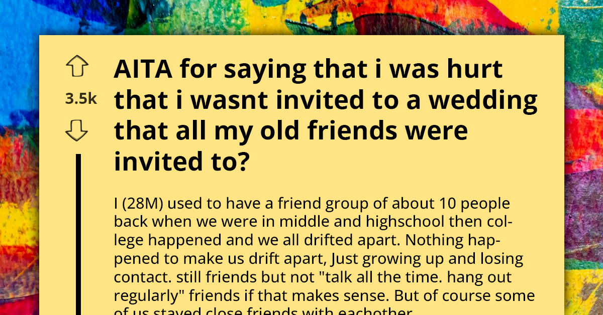 Bride Nearly Spoils Wedding By Excluding Old Friend After Bridesmaid's Romantic Interest In Him