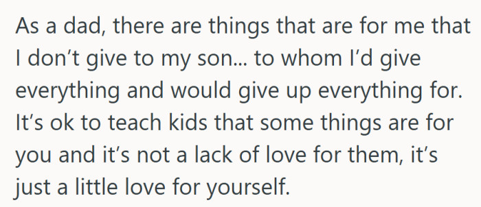 Proof that even good parents keep a few snacks labeled “mine”—and that’s healthy, not heartless.