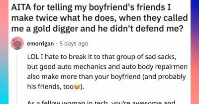 Mechanical Engineer Puts Her Boyfriend's Misogynistic Friends In Their Place When They Call Her A Gold Digger