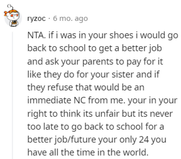 Never too late for school